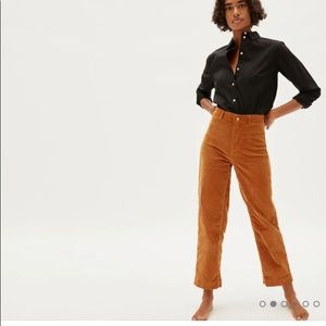 Corduroy wide leg pant